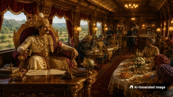 Indian King Who Had a Court Inside His Moving Luxury Train