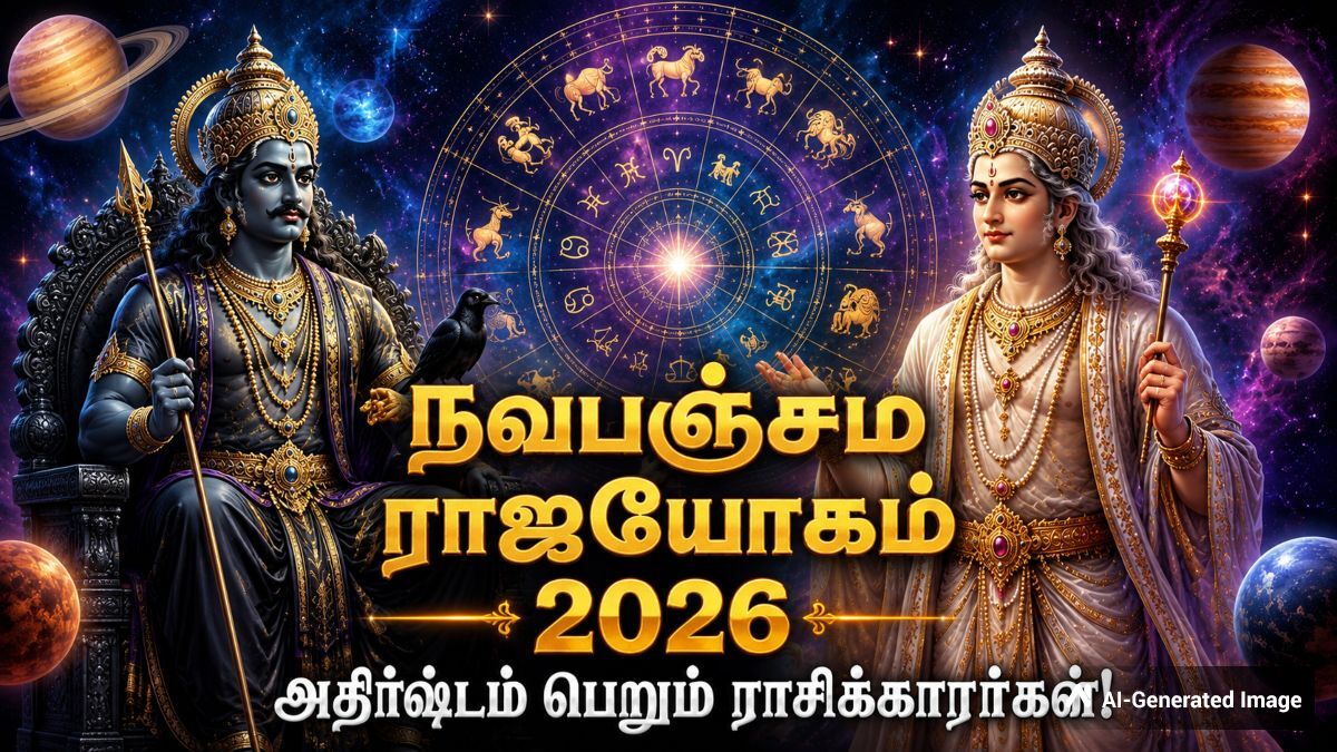 சனி-சுக்கிரனால் உருவாகும் நவபஞ்சம ராஜயோகம்: ஜூன் கடைசி இந்த 4 ராசிக்கு பொற்காலமா இருக்கும்..