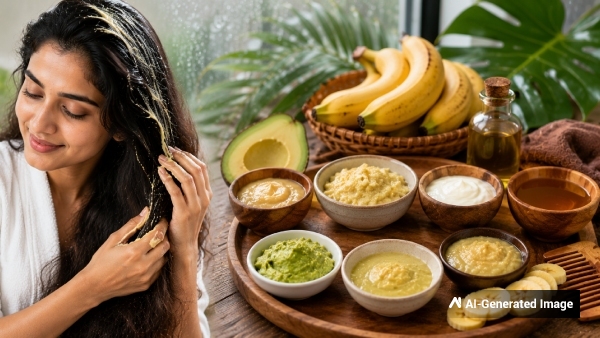 Top 5 Homemade Banana-based Hair Masks For Frizzy Hair During The Monsoon Top 5 Homemade Banana-based Hair Masks For Frizzy Hair During The Monsoon