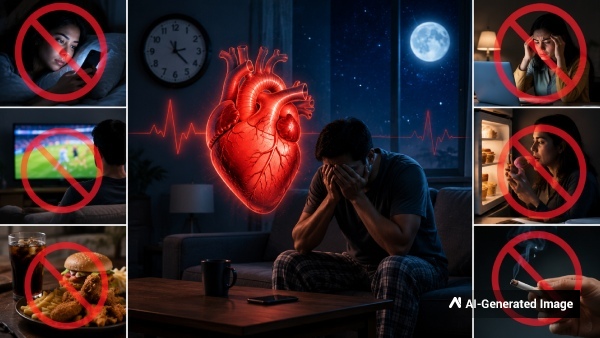 6 Habits To Avoid After 8 PM To Lower Cardiovascular Disease Risk 6 Habits To Avoid After 8 PM To Lower Cardiovascular Disease Risk
