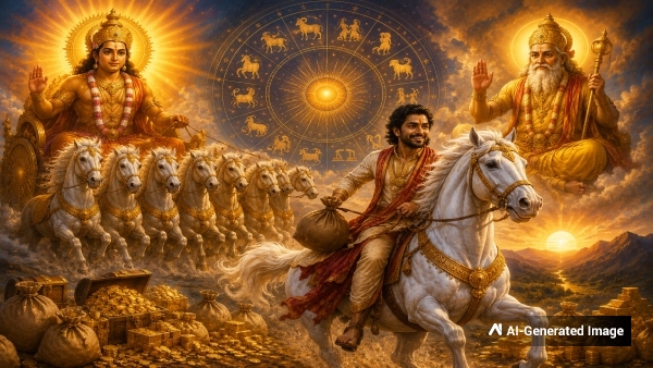 Sun-Jupiter Creates Mahalakshmi Rajayoga on July 16 List of Lucky Zodiac Signs