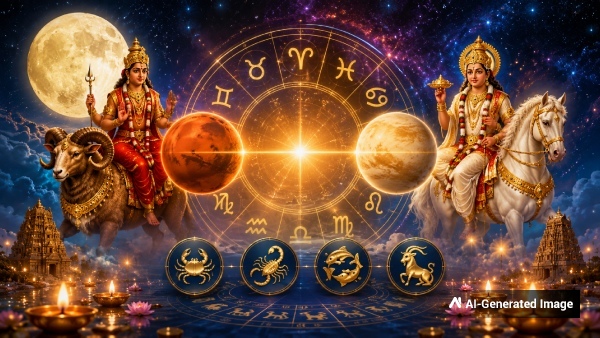 Aadi Pournami 2026 Mars Venus Make Kendra Drishti Yog These 4 Zodiac Signs Will Be Lucky
