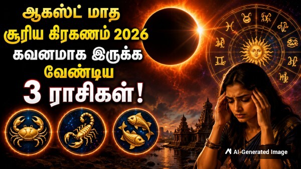 Solar Eclipse 2026 Surya Grahan On 12 August 2026 These Zodiac Signs Should Be Careful