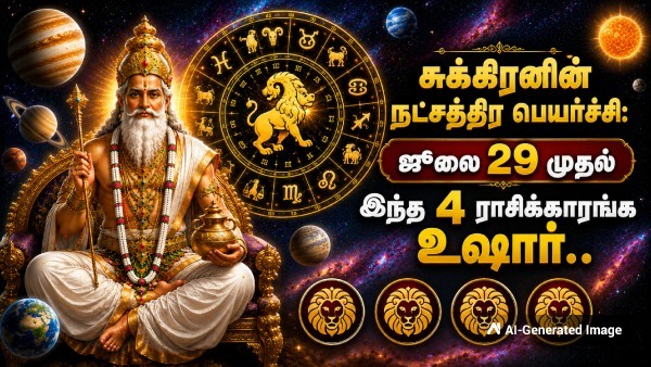Venus Transit In Uthiram Nakshatra on 29 July 2026 These Zodiac Signs Should Be Careful