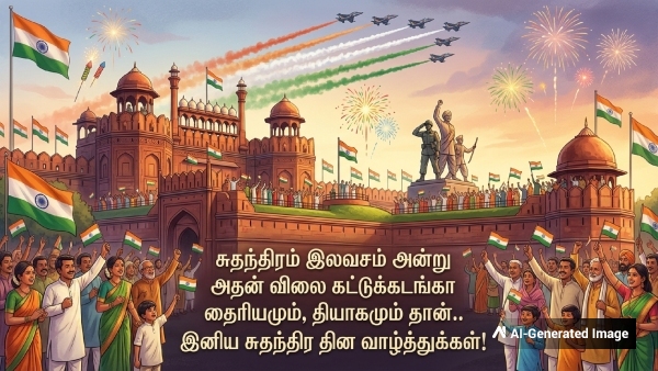 Independence Day 2026 Wishes Messages Quotes Images Instagram And WhatsApp Status In Tamil Independence Day 2026 Wishes Messages Quotes Images Instagram And WhatsApp Status In Tamil