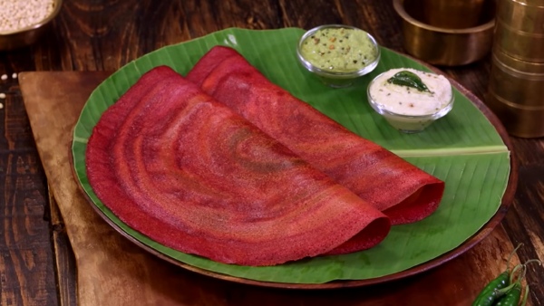 Beetroot Dosa With Mint Coconut Chutney How To Make This Healthy Breakfast Beetroot Dosa With Mint Coconut Chutney How To Make This Healthy Breakfast