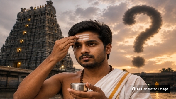 Why Devotees Apply Vibhuti On The Forehead Why Devotees Apply Vibhuti On The Forehead
