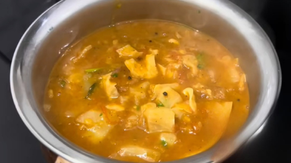 Muttaikose Sambar How To Make Cabbage Sambar Recipe Muttaikose Sambar How To Make Cabbage Sambar Recipe