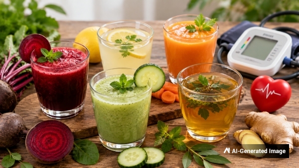 High BP These 5 Natural Drinks May Help Lower Blood Pressure High BP These 5 Natural Drinks May Help Lower Blood Pressure