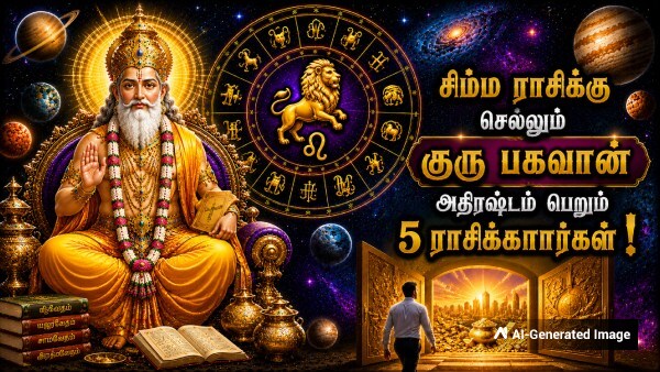 Guru Peyarchi 2026 Jupiter Transit In Leo These 5 Zodiac Signs Luck Will Shine From October 2025 Guru Peyarchi 2026 Jupiter Transit In Leo These 5 Zodiac Signs Luck Will Shine From October 2025