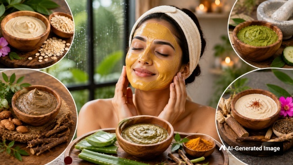 Top 5 Ayurvedic Face Masks For Glowing Skin During The Monsoon Top 5 Ayurvedic Face Masks For Glowing Skin During The Monsoon