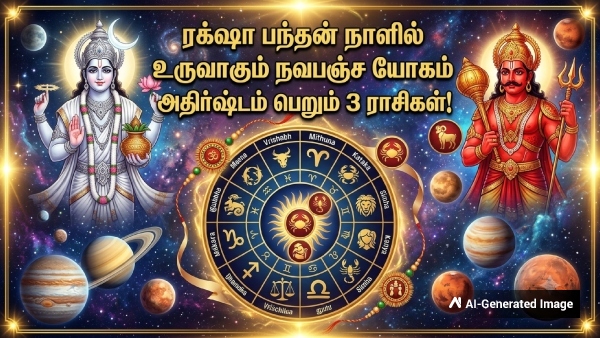 Mars Moon Conjunction Make Navpancha Yog On Raksha Bandhan 2026 List Of Lucky Zodiac Signs