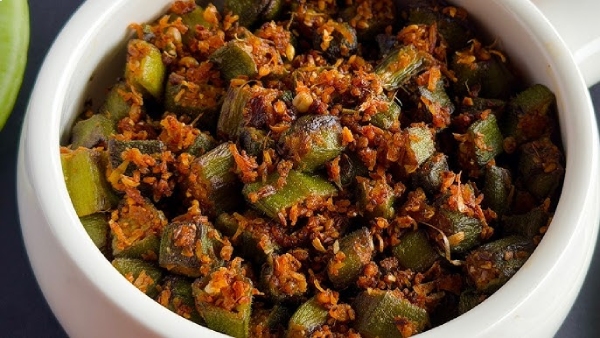 Udupi Style Vendakkai Poriyal Recipe How to Make at Home in Tamil Udupi Style Vendakkai Poriyal Recipe How to Make at Home in Tamil