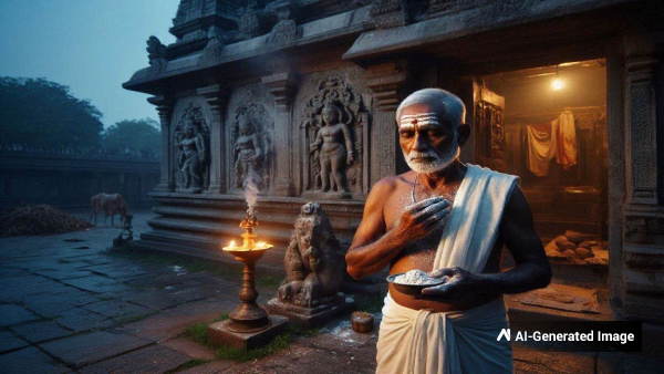 Why Devotees Apply Vibhuti On The Forehead Why Devotees Apply Vibhuti On The Forehead