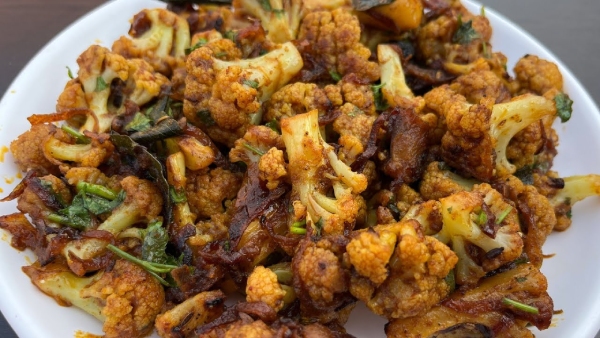 Andhra Style Cauliflower Fry Recipe How to Make at Home in Tamil Andhra Style Cauliflower Fry Recipe How to Make at Home in Tamil
