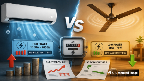 Why AC Consume More Electricity Than a Fan