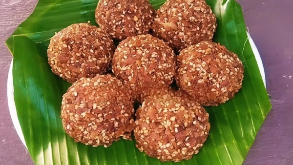Krishna Jayanthi Special Recipes How To Make Aval Ellu Sweet Recipe in Tamil