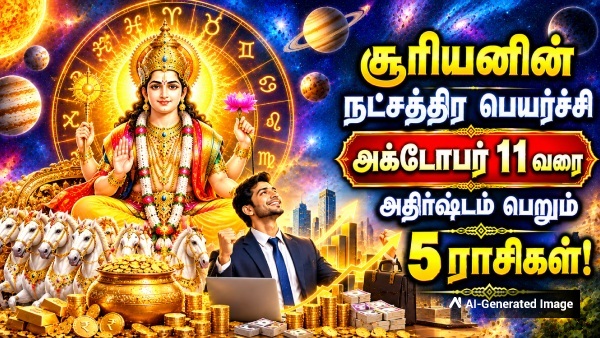 Sun Transit In Hasta Nakshatra 2026 Luck Will Shine For These Zodiac Signs Until October 11