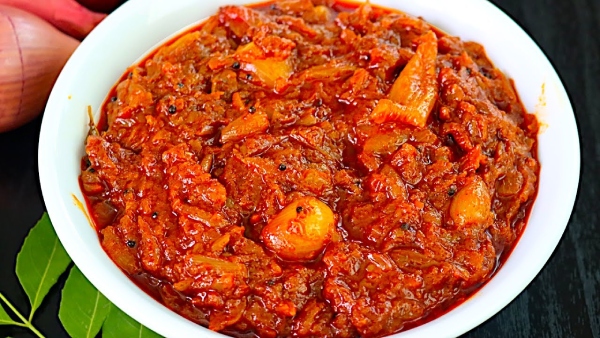 Andhra Style Onion Thokku Recipe How to Make at Home in Tamil
