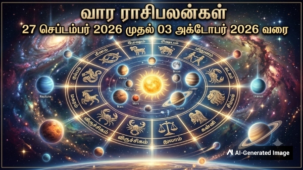 Weekly Horoscope For 27 September 2026 To 03 October 2026 In Tamil