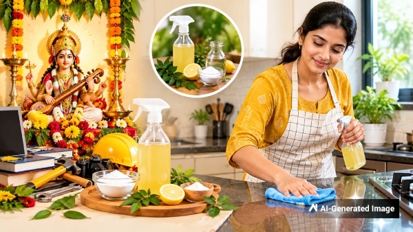 Ayudha Pooja Cleaning Tips How To Make Homemade DIY Kitchen Cleaner Ayudha Pooja Cleaning Tips How To Make Homemade DIY Kitchen Cleaner