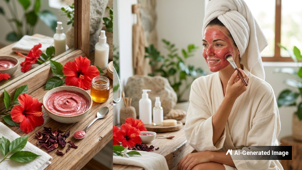 Skin Care Tips DIY Hibiscus Face Pack To Remove Sun Tan And Brighten Your Skin