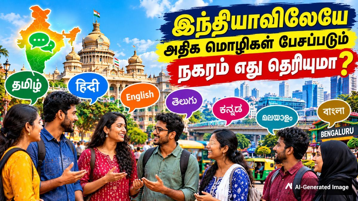 இந்தியாவிலேயே அதிக மொழிகள் பேசப்படும் நகரம் எது தெரியுமா? எத்தனை மொழினு தெரிஞ்சா நம்பவே மாட்டிங்க