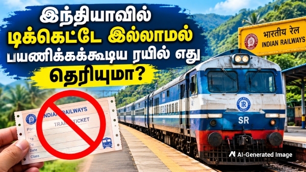 Indian Railways India s Only Train Where No Ticket Is Needed for Travelling
