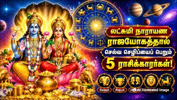 Lakshmi Narayan Rajyoga 2026 Brings Wealth and Prosperity To These Zodiac Signs