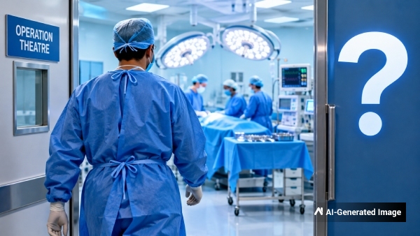 Why Doctors Always Wear Green or Blue Gowns During Surgery Why Doctors Always Wear Green or Blue Gowns During Surgery