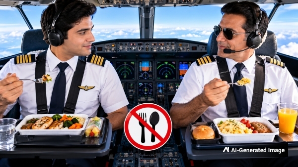 Smit Machchhar Bizarre Eating Rule Two Pilots On the Plane Should Follow