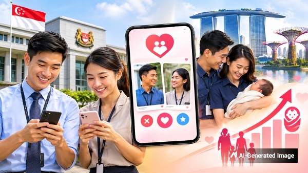 Singapore Government Launches Dating App For Public Servants To Boost Birth Rates Singapore Government Launches Dating App For Public Servants To Boost Birth Rates