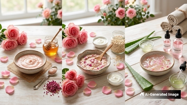 Top 3 DIY Rose Face Packs For Instantly Bright amp amp Glowing Skin Top 3 DIY Rose Face Packs For Instantly Bright amp amp Glowing Skin