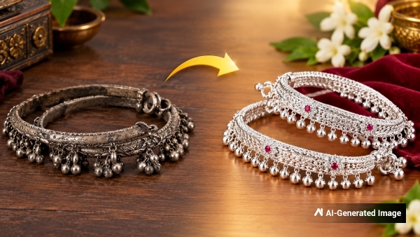 Easy Tips to Clean Silver Anklets at Home