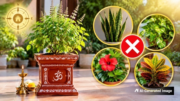 Vastu Tips Never Keep These Plants Near the Tulsi Plant According To Vastu Shastra