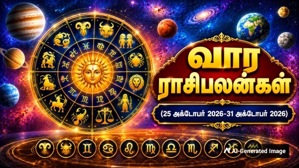 Weekly Horoscope For 25 October 2026 To 31 October 2026 In Tamil Weekly Horoscope For 25 October 2026 To 31 October 2026 In Tamil