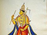 బలరాముడు హలాయుధంతో హస్తినను యమునలో పడేలా కొట్టాడు, అందుకే ఢిల్లీ దక్షిణ భాగం ఒక వైపుకి ఒరిగింది