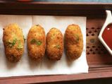 Cheesy rice poppers recipe:  క్రిస్పీ ... చీజ్ రైస్ పాపర్స్