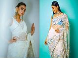 Navratri 2022 Day 1: నవరాత్రి తొలిరోజు తెలుపు దుస్తుల్లో మల్లె పువ్వులా మెరిసిపోండి 