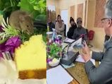 Viral Video : వైరల్ వీడియో: మీటింగ్ లో ఫుల్ బిజీ, క్రీమ్ కేక్ తింటూ ఎంజాయ్ చేసిన ఎలుక..!