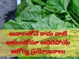 ఆవాలతోనే కాదు వాటి ఆకులతోనూ అదిరిపోయే ఆరోగ్య ప్రయోజనాలు 