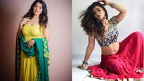 Ketika Sharma: డ్రెస్ ఏదైనా  ఇచ్చిపడేయాల్సిందే, ట్రెడిషనల్ వేర్‌లో కేతిక అందాల ఆరబోత