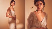 Keerthy Suresh: అందుకోసమే కీర్తి తెల్ల చీర కట్టి పరువాలు ఆరబోసింది