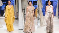  Lakme Fashion Week 2023: ఫ్యాషన్ షో మహత్యం: విజువల్ ట్రీట్ బాగుంది: బ్లౌజ్ లేకుండానే సెక్సీగా చీరను ఇలా ..