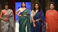 Lakme Fashion Week: లాక్మే ఫ్యాషన్ వీక్ 2023:సొనాలి బింద్రే, మందిరా బేడీ హాట్ అండ్ బోల్డ్ లుక్ తో ర్యాంప్ వాక్