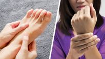 Numbness in legs and feet:చేతులు మరియు కాళ్ళ జలదరింపును తీవ్రంగా పరిగణించండి,ఇది తీవ్రమైన అనారోగ్యానికి సంకేతం