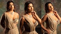 Yashika Aannand: చీరలో అందాల ఆరబోత, యషికా యవ్వనాలు చూసి తట్టుకోవడం కష్టమే