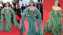 Cannes 2023: ఈకల డ్రెస్సులో ఊర్వశి రౌటేలా, ఫీనిక్స్‌ లాంటి లుక్