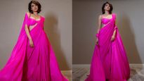 Samantha Hot Looks: దుబాయ్ లో సమంత వెరీ హాట్ గురు: పింక్ శారీలో మతి పోగొట్టేస్తుంది..!!