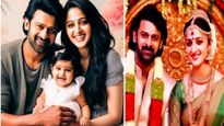బాహుబలి పబ్లిసిటీని మించిపోయిన అనుష్కా, ప్రభాస్ ల పెళ్లి ఫోటోలు, కూతురి ఫోటోల రచ్చ..!!